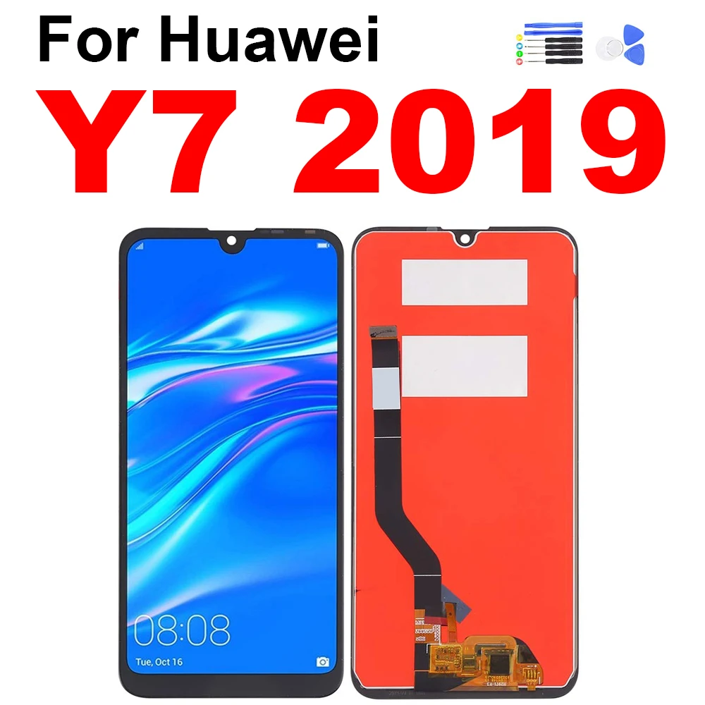 

For Huawei Y7 2019 Display Touch Screen Digitizer LCD Assembly for Huawei Y7 Prime Pro 2019 Screen with Frame Repair Replacement