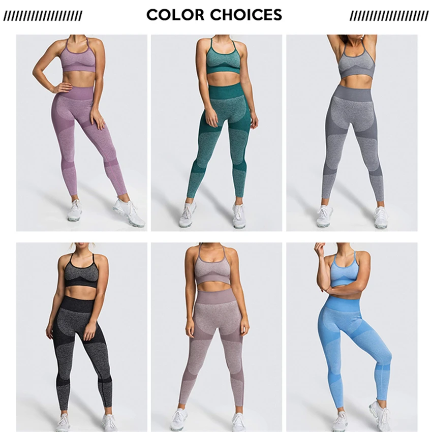 Горячая Распродажа Amazon Женская одежда для фитнеса Бесшовные штаны йоги