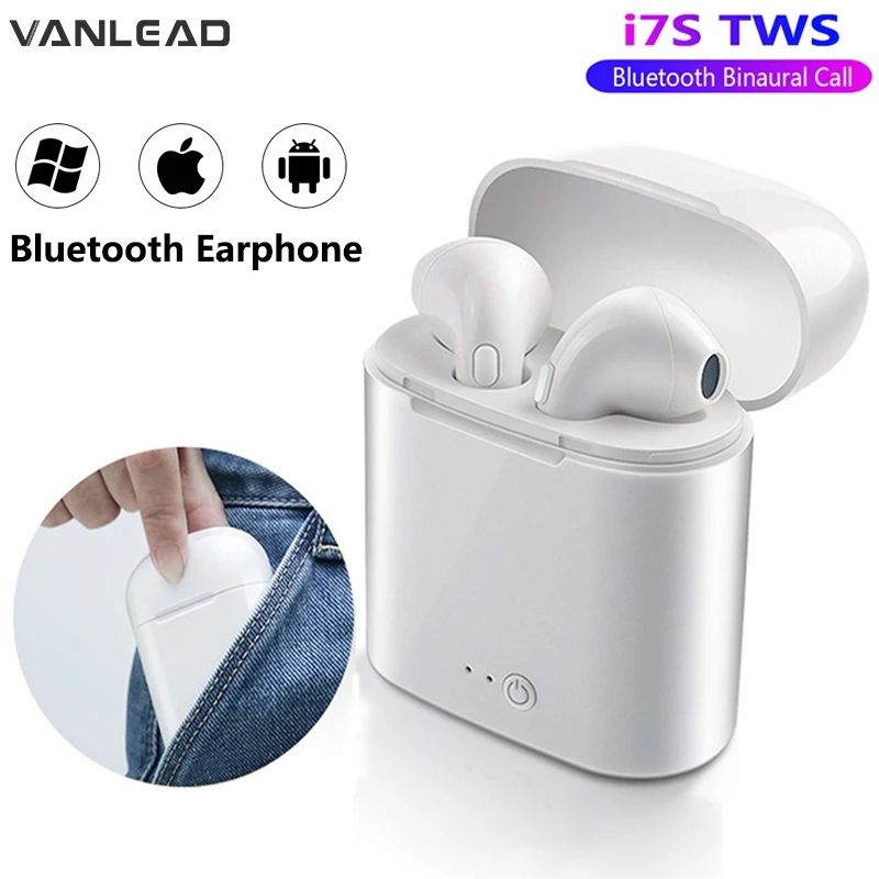 I7s Tws беспроводные bluetooth-наушники воздушные наушники гарнитура-вкладыши с