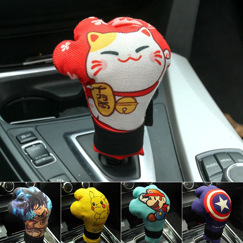 Universal Jdm Car Gear Shift Knob Cover Cat's Paw Style Boxing Car Gear