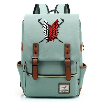 

Anime Cartoon Attack on Titan Freedom Wings Buckle Children School bag Teenagers Student Schoolbags Women Bagpack Men Backpack