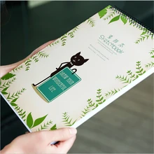 A4 альбом для зарисовок Рисование Живопись граффити Красочная обложка чистая бумага блокнот школьные офисные подушки канцелярские принадлежности