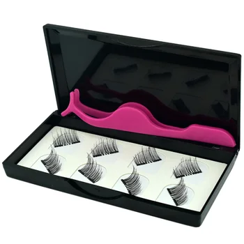 

New Hot 8 Pcs Dual Magnetic Fake Eyelashes Ultra Thin And Reusable Magnetic Eyelashes SMR88