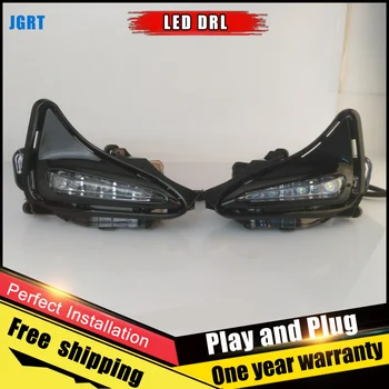 

car 2017-2018 styling For Toyota Corolla LED DRL For Corolla led fog lamps daytime running light High brightness guide LED DRL