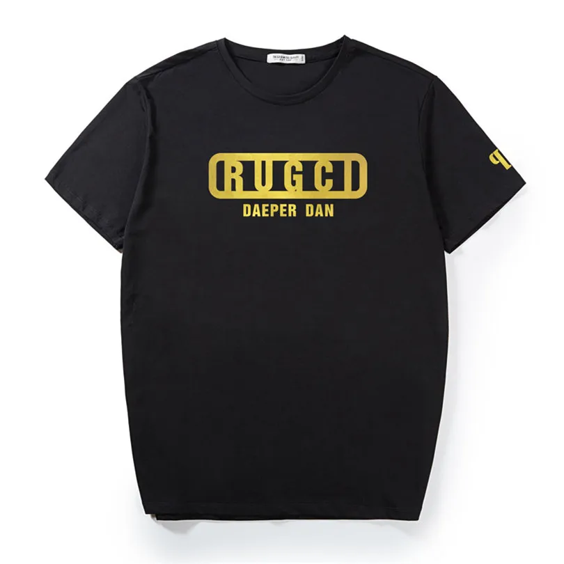 6XL 7XL 8XL летняя новая стильная мужская футболка с буквенным принтом и коротким рукавом, мужская повседневная хлопковая свободная футболка