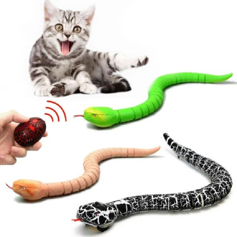 Serpiente de Control remoto por infrarrojos para niños, juguete de serpiente y cascabel de huevo, Animal, truco terrorífico