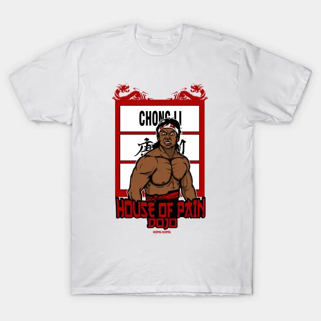 Bloodsport House Of Pain Dojo Print Casual Mens O Neck T Shirts Fashion Men Shirt Short Sleeve Tshirt 2018 Cmt |