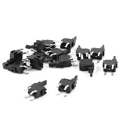 

15 Pieces 4 Pins DTST PCB Mount Momentary Push Button Micro Switch 6x3x10mm