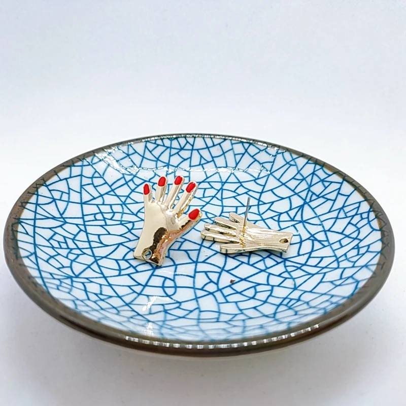 Аксессуары для ювелирных изделий сделай сам 2 штуки красный ноготь маленькая