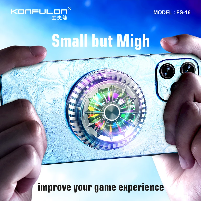 

Mobile Phone Coolers Refriger Cooling Radiator Gaming Universal Phone Fan For Mobile Game Phone Cooling Fan
