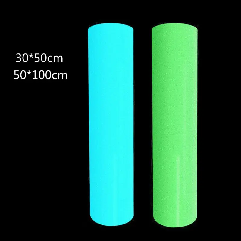 

Glow in Dark PU Heat Transfer Vinyl Luminous Iron on T-Shirt Press Paper Sheet 83XF