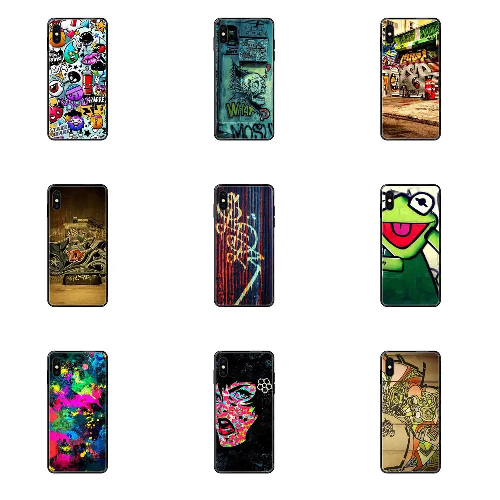 ТПУ дизайн для Samsung Galaxy A70 A71 A70E A5 A6 A7 A8 A10 A10S A20 A20S A20E A21S A30S A40 A50 граффити с