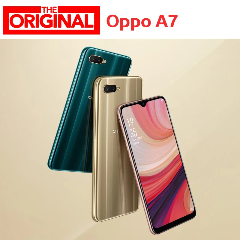 Oppo A7 4G LTE мобильный телефон Snapdragon 450 отпечаток пальца OTG Android 8,1 смартфон 6," 1520x720 4 Гб ram 64 Гб rom 16,0 Мп