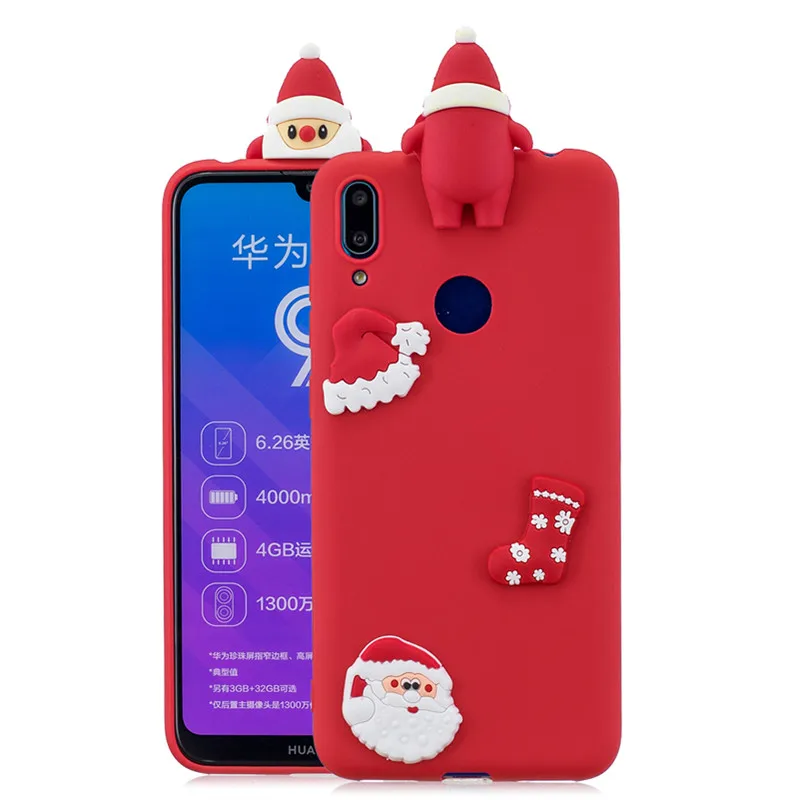 Милый чехол для телефона с Санта Клаусом для Xiaomi redmi 7, мягкий силиконовый чехол из ТПУ для Xiaomi redmi Note 7 Pro на redmi 7, чехол s