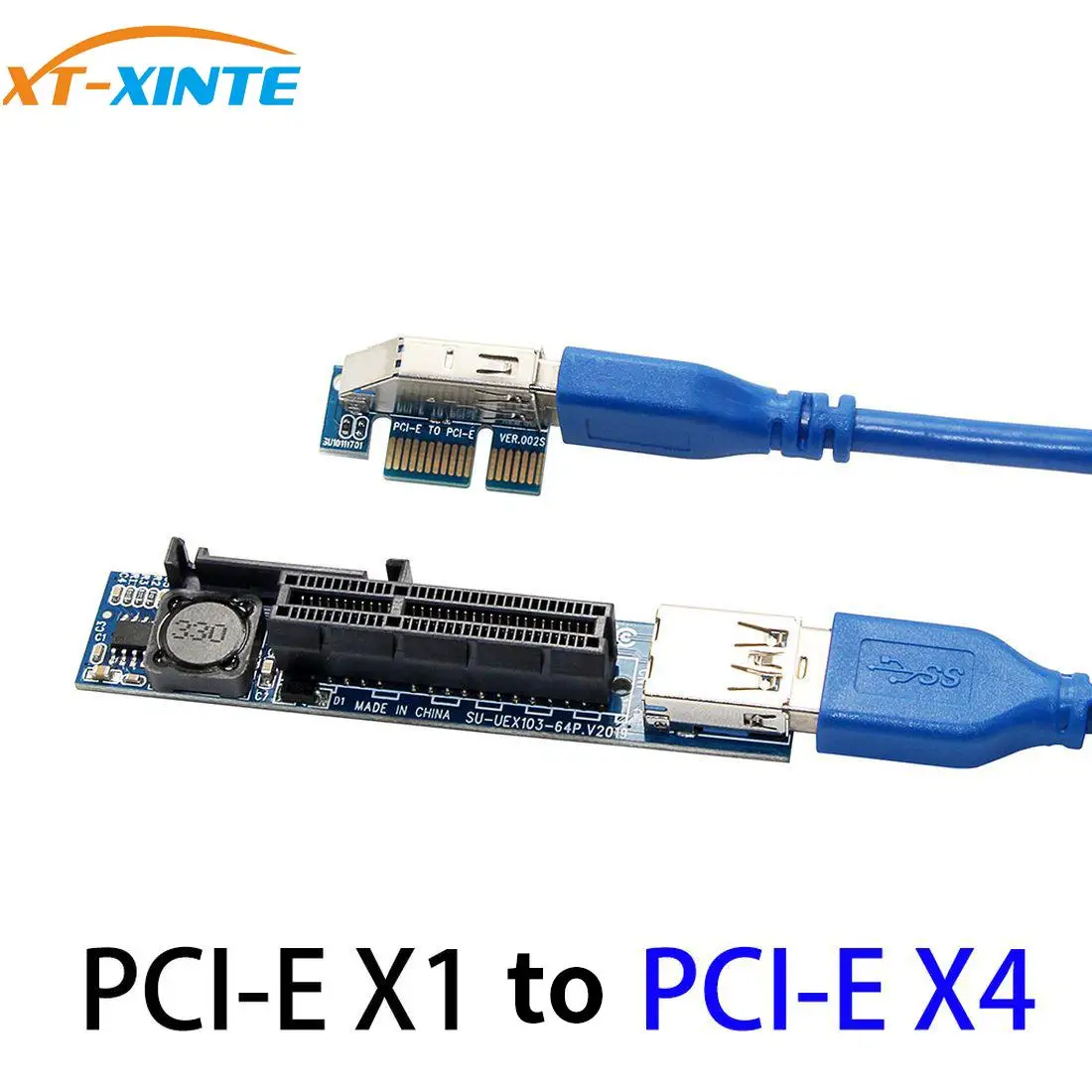 Плата расширения PCI Express USB 3 0 адаптер PCIE Райзер карта USB3.0 PCI-E SATA слот X1-X4 |