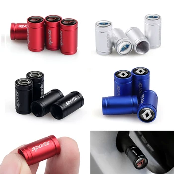 

4Pcs New Sport Styling Car Wheel Tire Valve Caps Case For Citroen jeep Alfa Romeo Audi Volvo BMW Mercedes Volkswagen Accessories