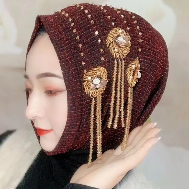 Мгновенный Высокое качество зимняя шаль обернуть мусульманские хиджабы-шарфы для женщин