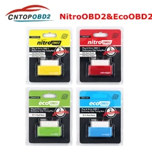 Nitro obd2 ecoobd2 15% economia de combustível mais potência ecu chip tuning caixa nitroobd2 eco obd2 para diesel benzina gasolina carro plug & driver