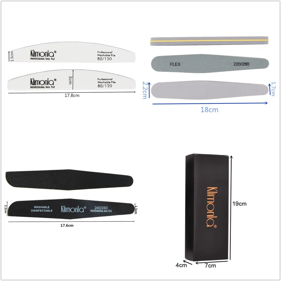 Conjunto de Ferramentas da Arte do Unha Lixas de Unha Esponja para Gel Conjunto Set Profissional Lixa Buffers Lixar Bloco uv Polonês Cal um Ongle 5 12 Pçs - 4 de Unha Lixa Buffers Lixar Bloco Esponja