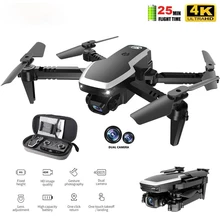 Nsa s171 pro mini zangão com câmera dupla wifi fpv drones pressão de ar altitude hold 4k 1080p profensional rc quadcopter dron