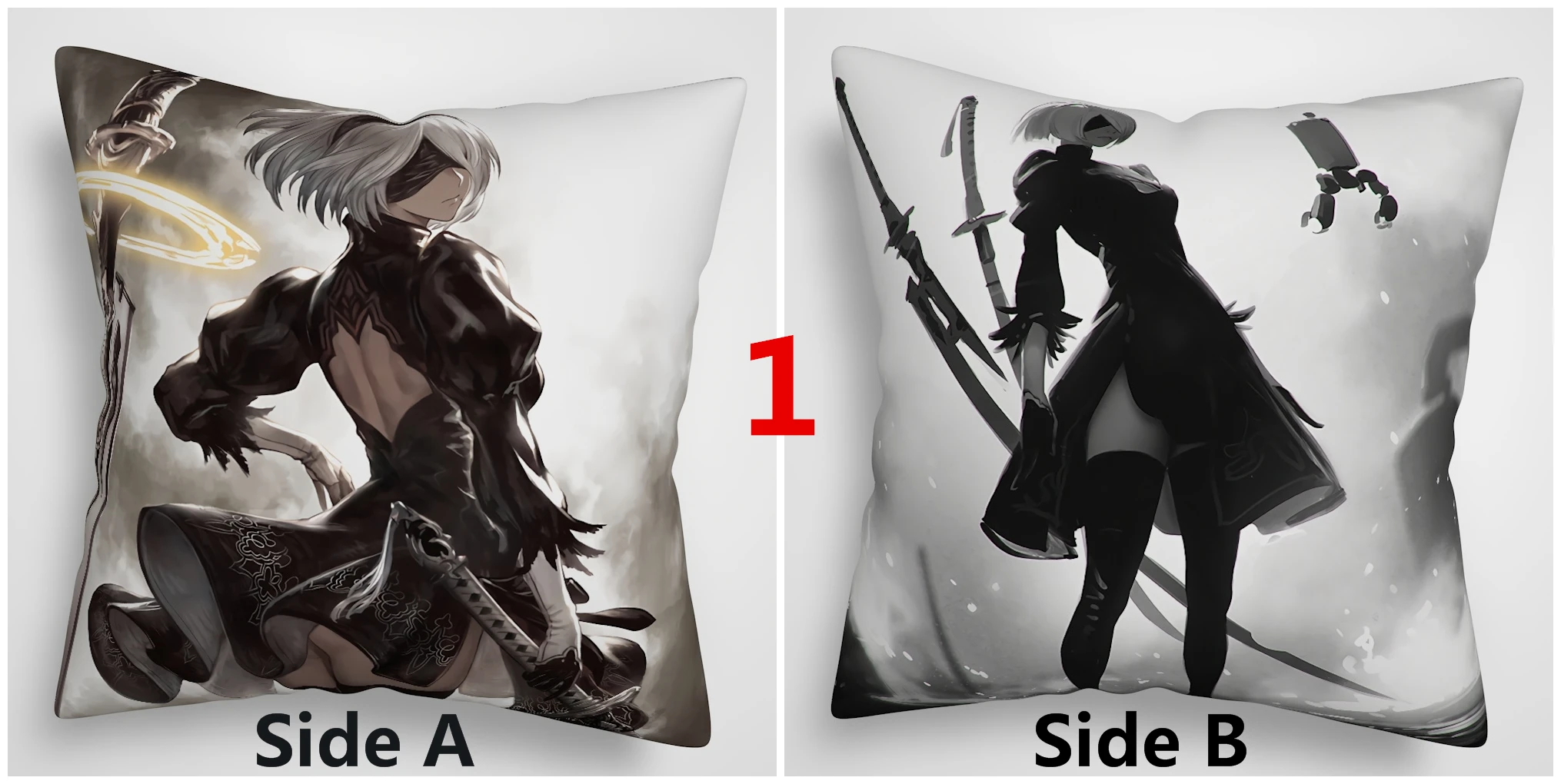 НИР автоматов YoRHa № 2 Тип B аниме Двусторонняя диванная подушка крышка