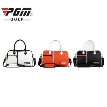 

PGM Golf Clothing Bags Portable Large Capacity PU Leather Golf Bag with Separate Golf Shoes Bags Casual Handbag D0483
