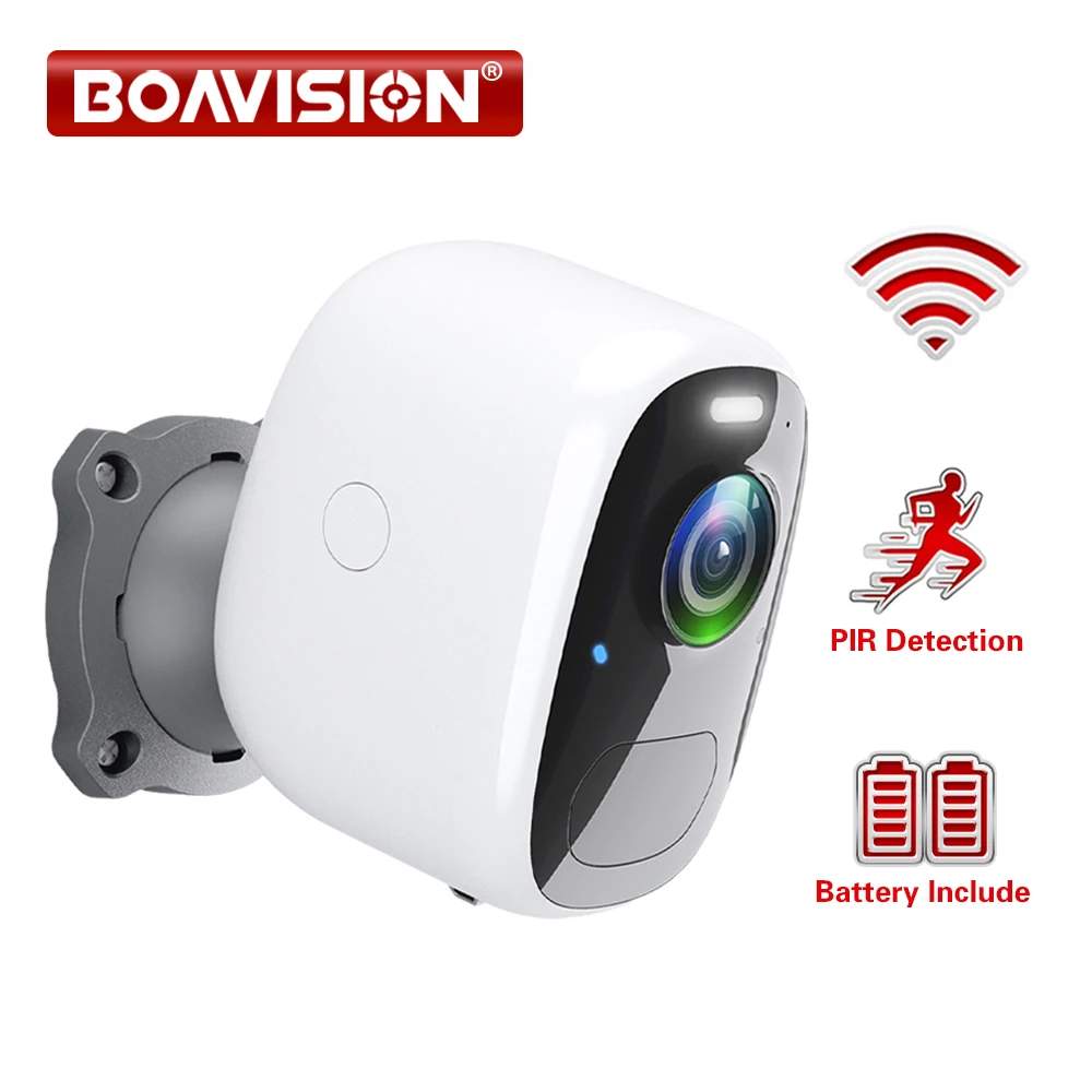 natuurkundige bevolking Australië Wireless Wifi Battery Camera Ip 1080p Colorful Night Vision Pir Alarm 2-way  Audio Outdoor Indoor Security Surveillance Camera - Ip Camera - AliExpress