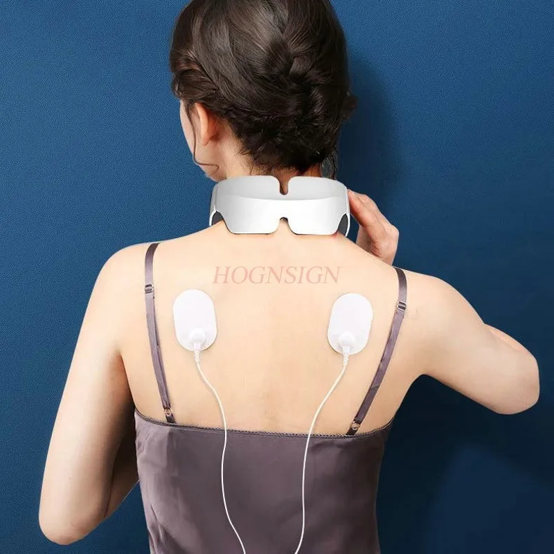 Cervical spine massager home electric physiotherapy neck protector Neck vertebrae pulse shoulder and neck warm compress and neck usb far infrared neck electric heating shoulder neck strap hot cervical vertebrae physiotherapy warming mugwort neck protection