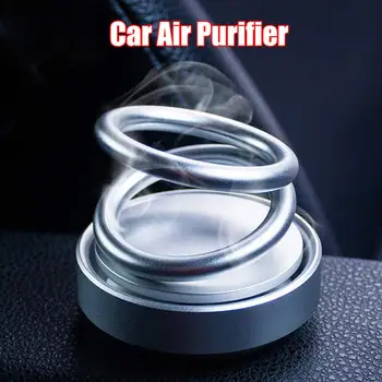 

Car Dashboard Double Rings Air Purifier Cleaner Aromatherapy Perfume Diffuser