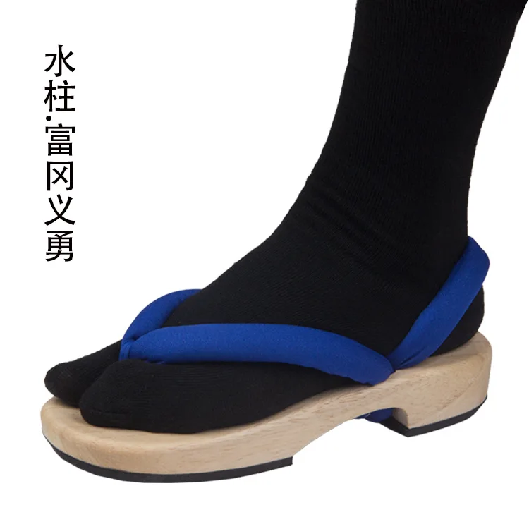 anime cosplay Anime Demon Slayer Cosplay Shoes Kimetsu No Yaiba Kamado Tanjirou Clogs Sandals Kamado Nezuko Geta Agatsuma Zenitsu Flip Flops pirate costume women