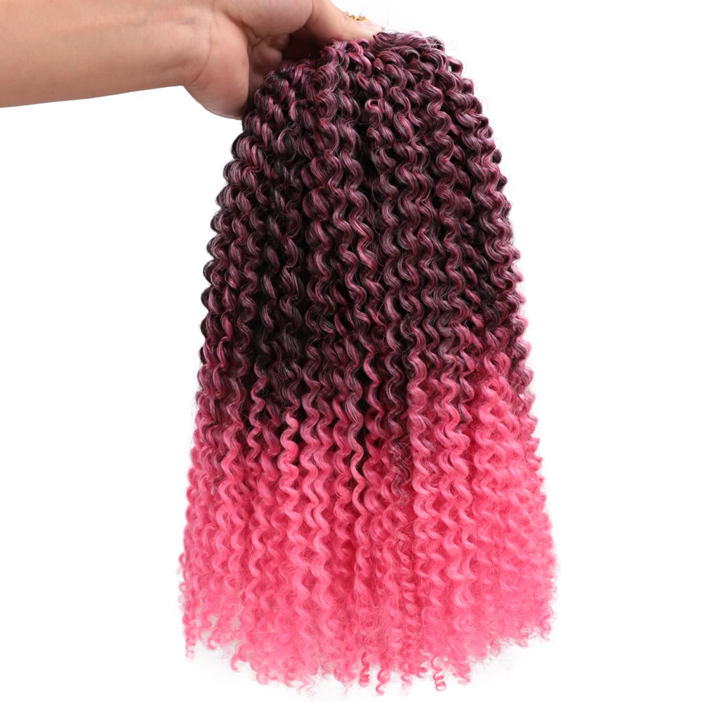 MODERN QUEEN Afro Kinky Curly Hair Ombre Long 12
