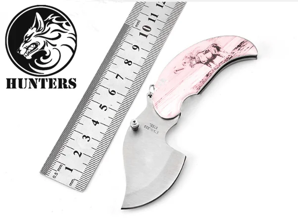 

Tactical 55HRC Folding Knife 3CR13 Blade Outdoor Leaf Knife Camping Survival Hunting Knife EDC Tool