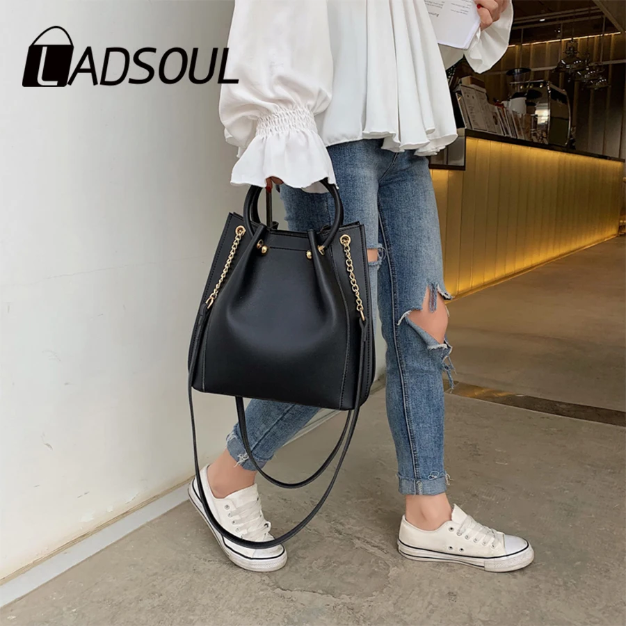 

Ladsoul Fashion Women Handbag pu Leather Women Shoulder Bags Famous Brand Designer Women Bags Ladies Casual sac a main