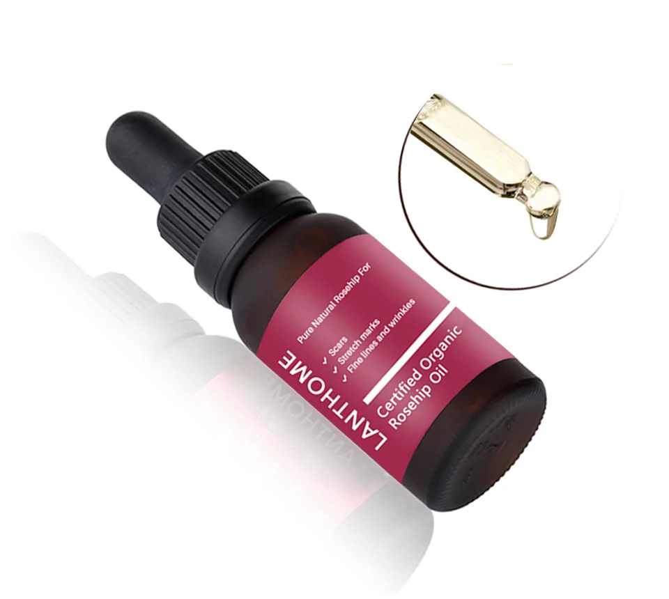 Firstsun Pure Organic Rosehip Oil Antioxidantfor Scars Fine Lines Wrinkles Stretch Marks Improve Skin Elasticity Firmness