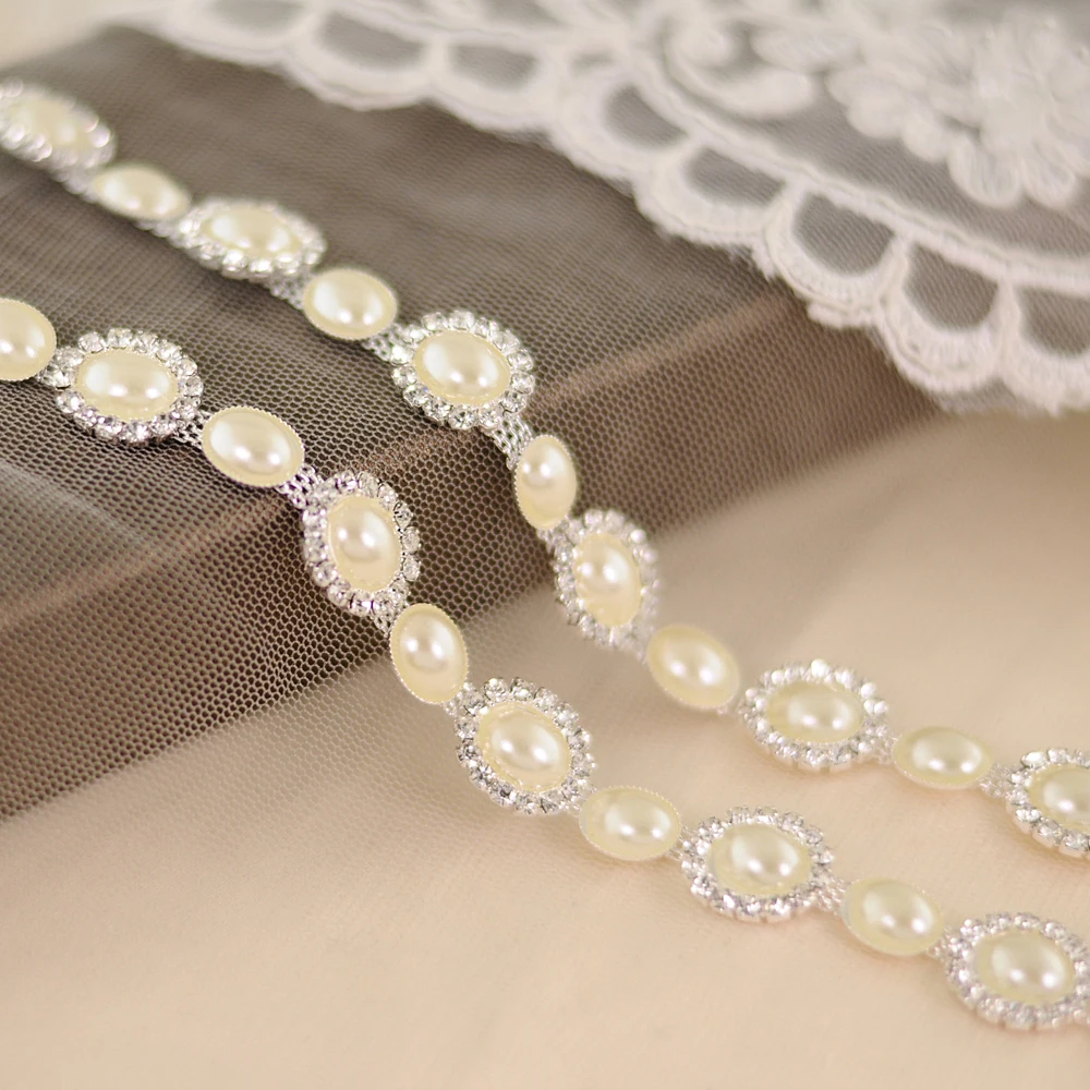 

TRiXY S300 Ivory Belt for Formal Dress Satin Sash Belt Sequin Sash Belts for Dresses Sparkly Belts for Women Beaded Belt