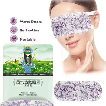 

Lavender Steam Eye Mask 41 Degrees Low Temperature Heat Gentle Caress Remove Dark Circle Relieve Eye Fatigue Moist Eyes Mask