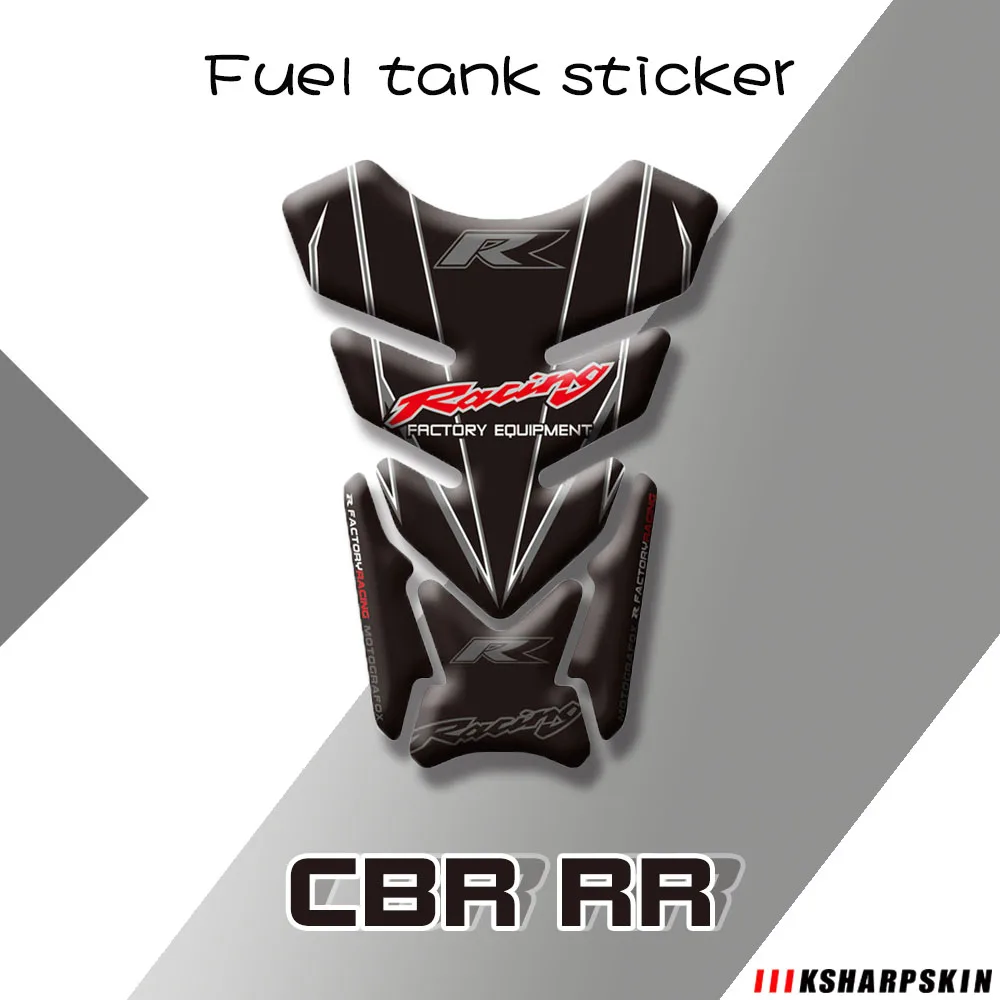 

Мотоциклетная Водонепроницаемая наклейка fishbone, защитная 3d-пленка для топливного бака, противоскользящая пленка, подходит для Honda CBR 600 900 RR