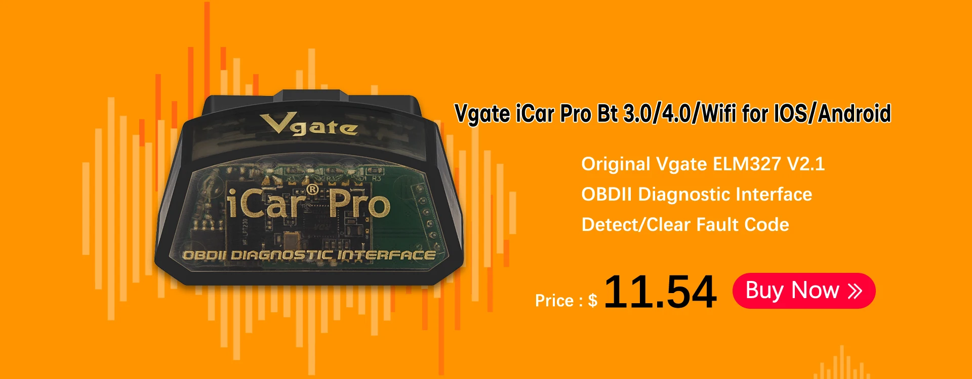 Vgate iCar Pro ELM 327 Bluetooth/wifi OBD2 сканер для диагностики автомобиля elm327 2,1 obd 2 obd2 диагностический инструмент сканирующий инструмент pro odb2