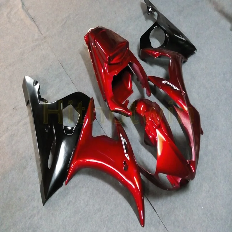 Капот мотоцикла на заказ для YZF-R6 2003-2005 2004 моторные Обтекатели литьевой формы красный белый