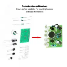 4 шт. печатная плата со звуковым управлением светодиодный светильник-Мелодия электронные производственные комплекты 3-4,5 в DIY Kit DAC Board