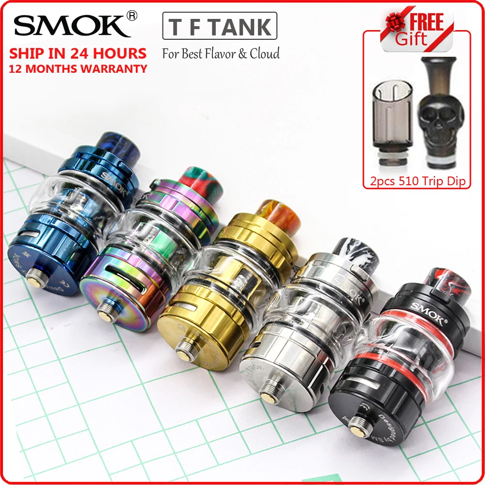 Оригинальный испаритель SMOK TF бак 6 мл электронная сигарета вейп атомайзер T F Mesh