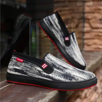 

Men Shoes Fashion Casual canvas shoes Autumn Breathable Loafers Men Shoes Male Driving shoes sneakers zapatillas hombre 2019