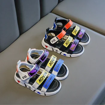 

Summer Brand New Rubber Beach Sandals Kids High Quality Toddler Sandal Open Toe Children Fashion Designer Sport Shoes For Boys