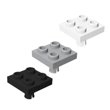 Bloco de construção de tecnologia brinquedo monta partículas 2x2 peças tijolos diy iluminar brinquedos educativos presente para crianças