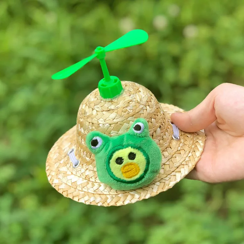 Creative Cute Bamboo Dragonfly Dog Hat Dog Hat Pet Decoration Small And Medium Dogs Cats Photography Props Pet Supplies
