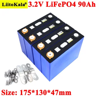 

Liitokala 3,2 V 90Ah batterie pack 12V 24V 3C LiFePO4 Lithium-eisen phospha 90000mAh Motorrad Elektrische Auto motor batterien