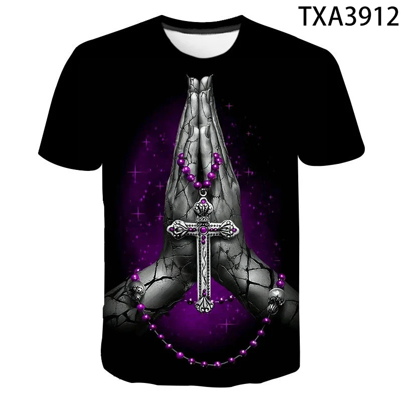 Летняя футболка с короткими рукавами для мужчин женщин и детей 3D принтом