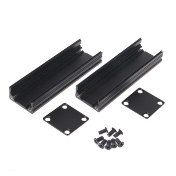 

New DIY Extruded Electronic Project Aluminum Enclosure Case Black 80x25x25mm