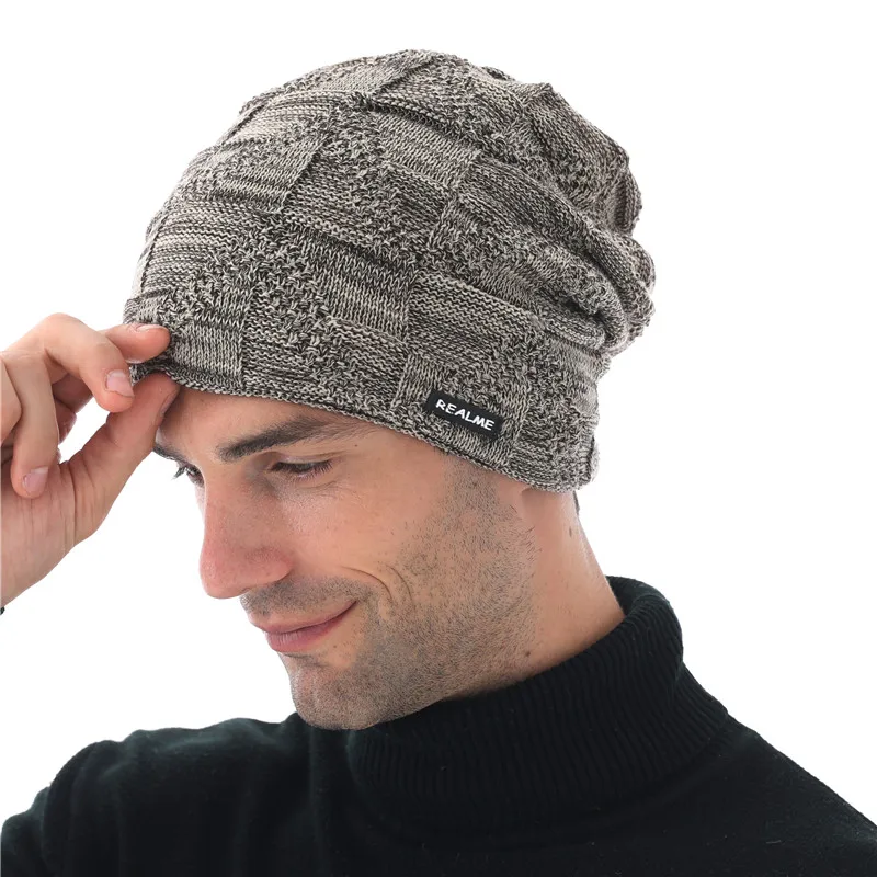 hat kakhi Xthree зимняя шапка для мужчин Skullies Hat для женщин вязаные шапочки шерстяные вязаные шапки шарф с подкладкой мужские шапочки зимние шапочки - Цвет: hat kakhi