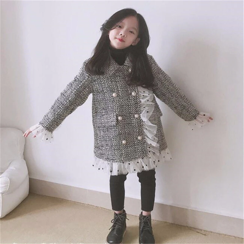 LILIGIRL/брендовая куртка для девочек; модная праздничная одежда принцессы; Новинка года; детская верхняя одежда; пальто для детей; весенние куртки